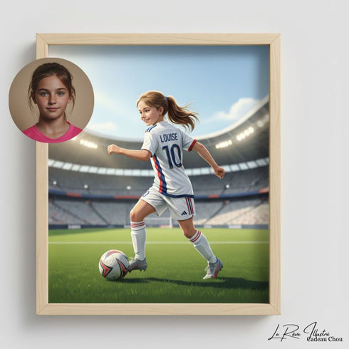 Portrait Magique – Le Rêve Illustré™ – Spécial Fans de Foot